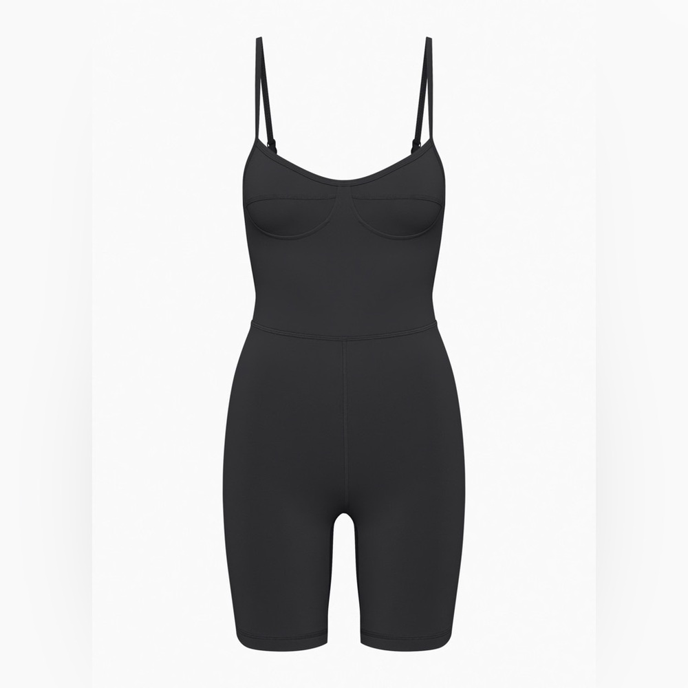 Aritzia Wilfred Free Anywhere black corset style romper XS